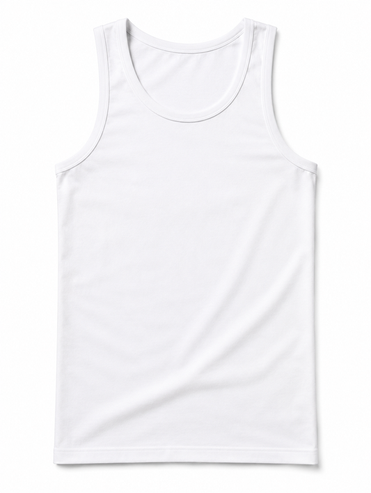 Premium Slim Fit Cotton Vest for Men | Soft & Breathable